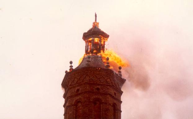 Incendio en Fuenmayor.