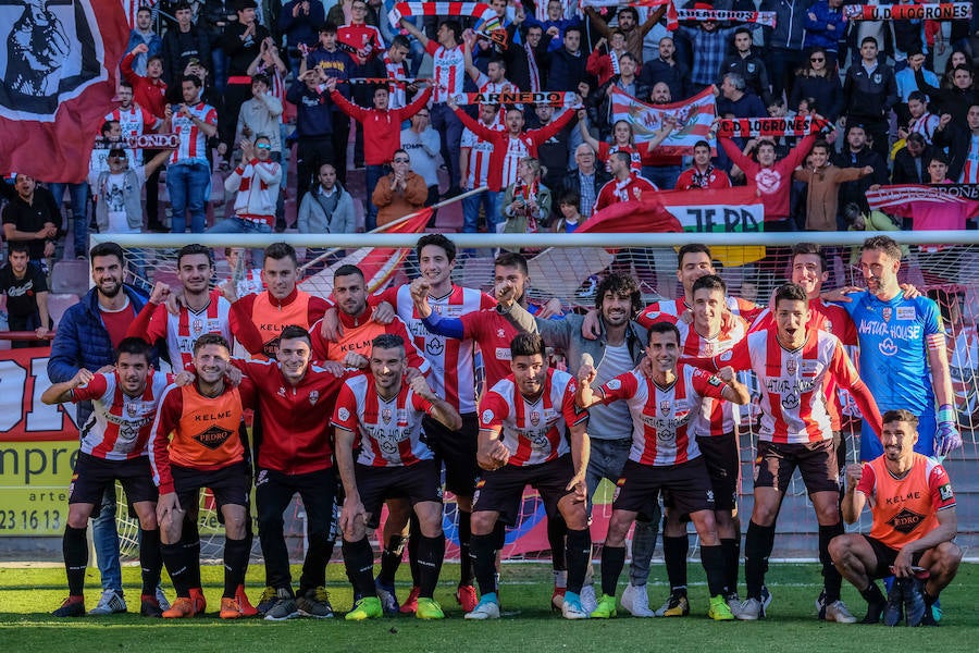 Los riojanos ganan al Mirandés por 3-0, pelearán por la segunda plaza y se clasifican para el 'play off'