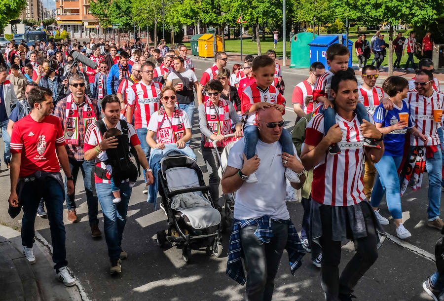 Los riojanos ganan al Mirandés por 3-0, pelearán por la segunda plaza y se clasifican para el 'play off'