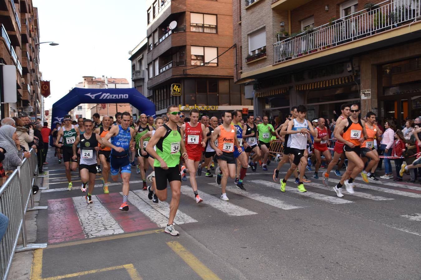 La XI carrera 'Ciudad de la Verdura' de Calahorra reunió a doscientos veintiocho atletas procedentes principalmente de La Rioja y regiones limítrofes