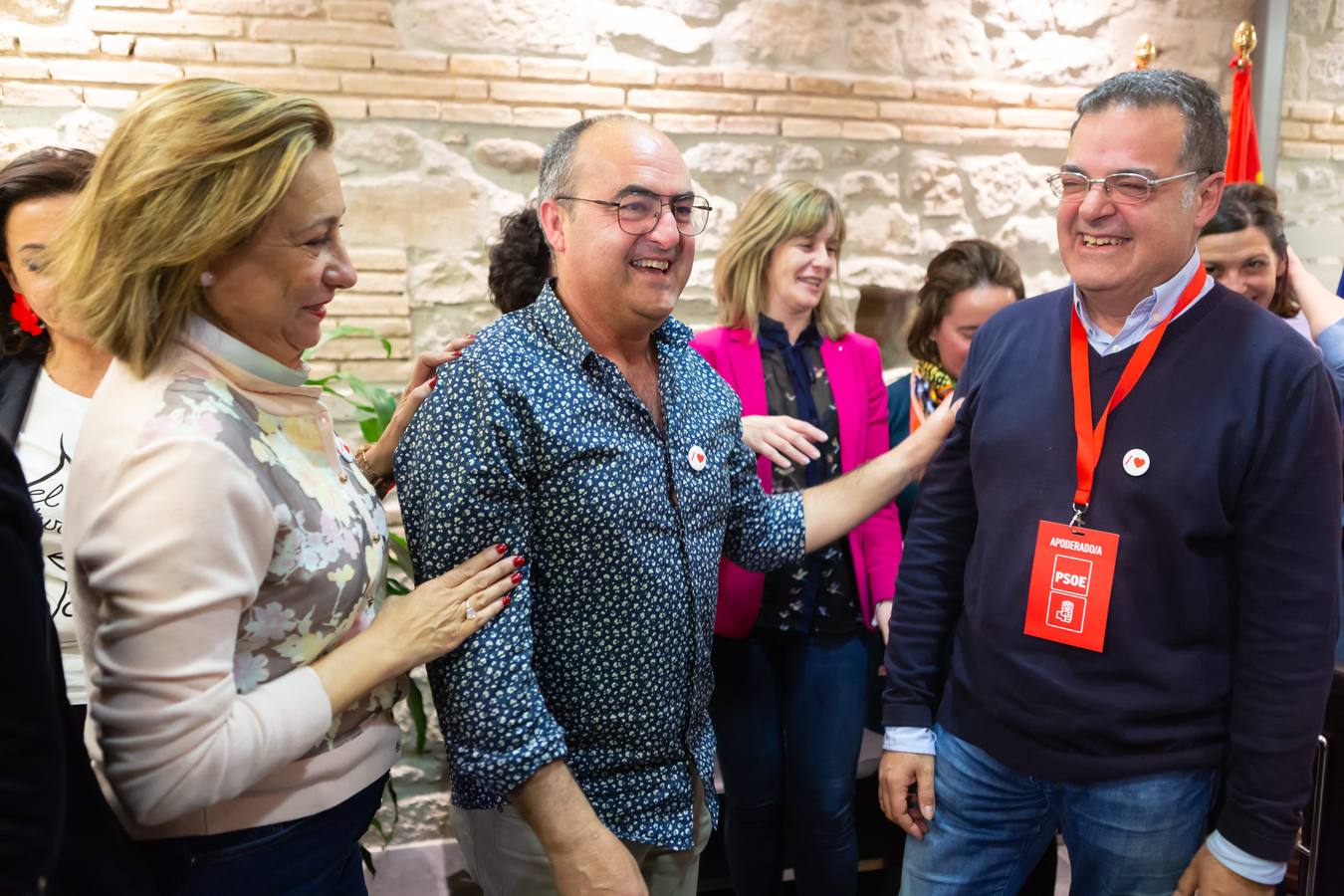 Los socialistas celebraronlos buenos resultados obtenidos 