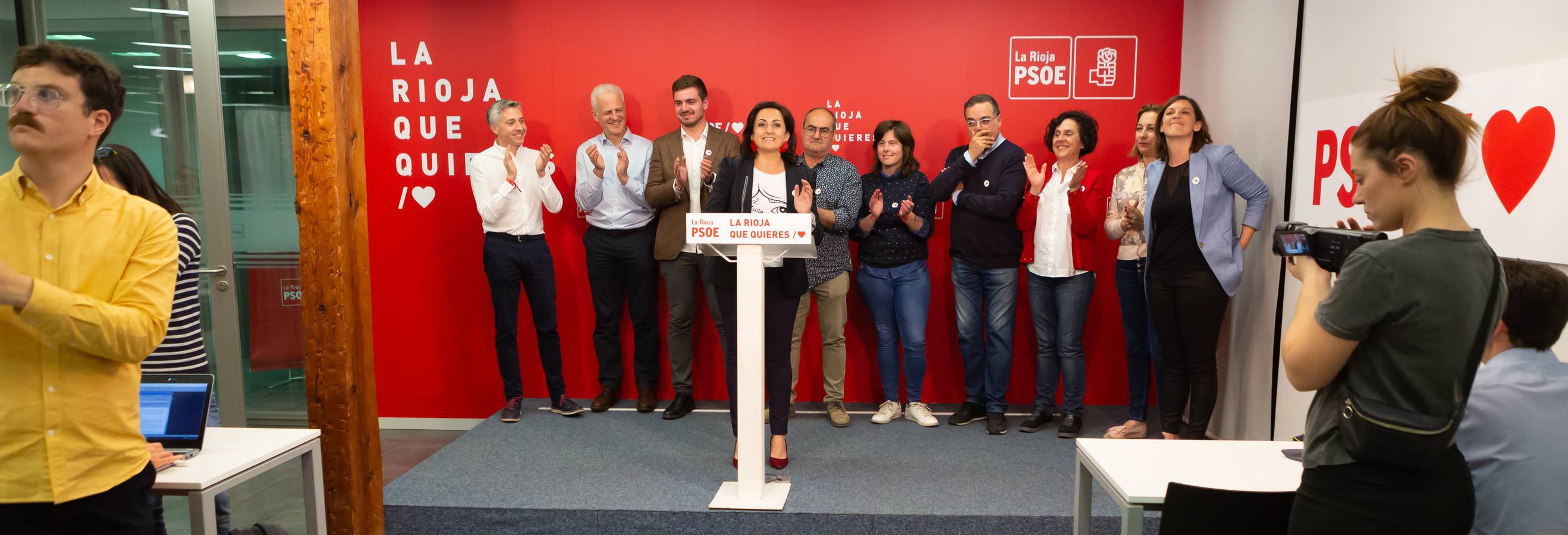 Los socialistas celebraronlos buenos resultados obtenidos 