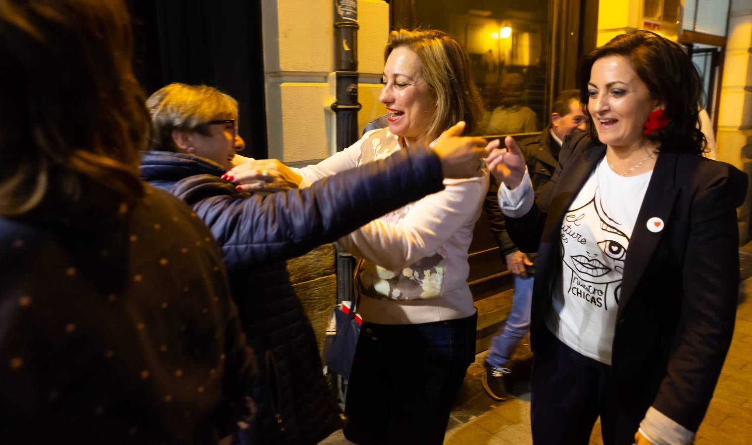 Los socialistas celebraronlos buenos resultados obtenidos 