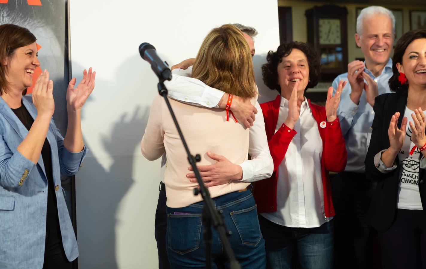 Los socialistas celebraronlos buenos resultados obtenidos 