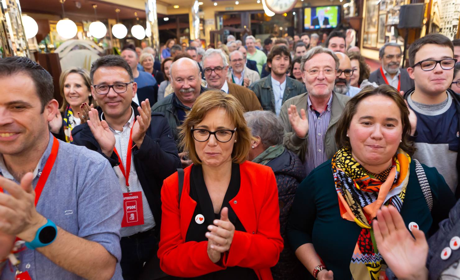 Los socialistas celebraronlos buenos resultados obtenidos 