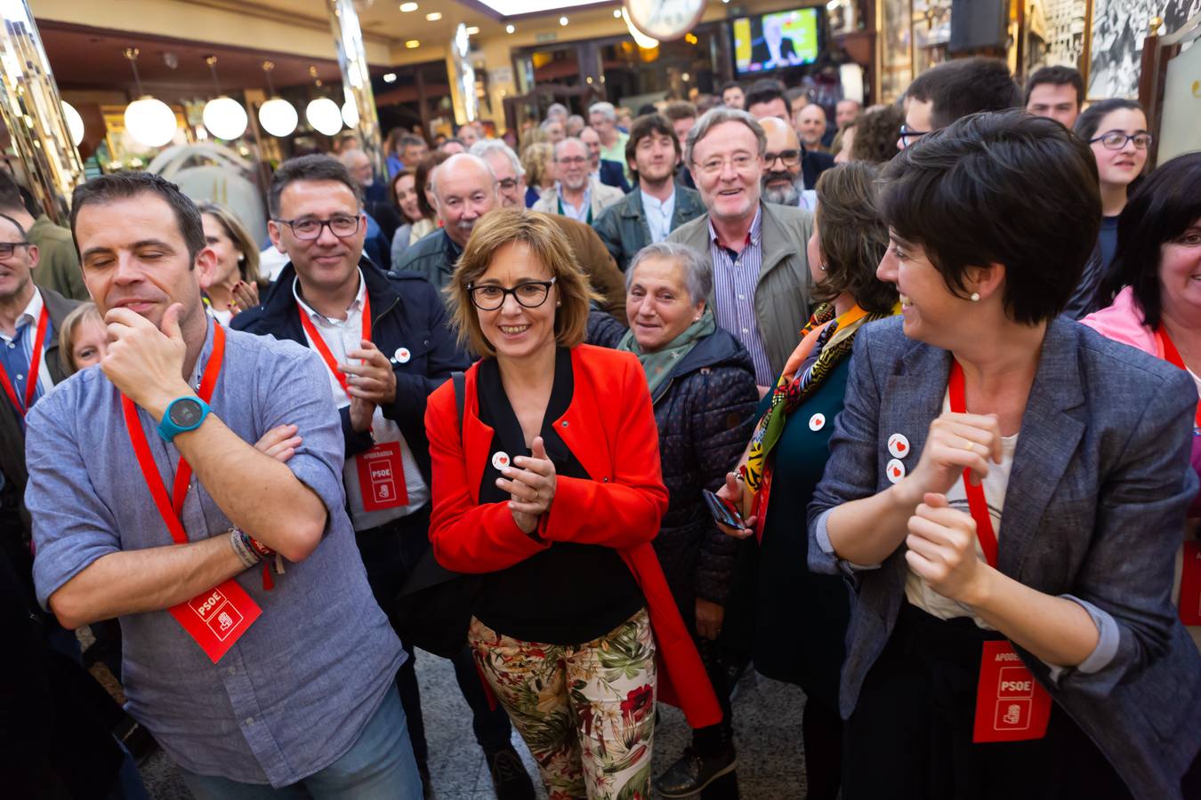 Los socialistas celebraronlos buenos resultados obtenidos 