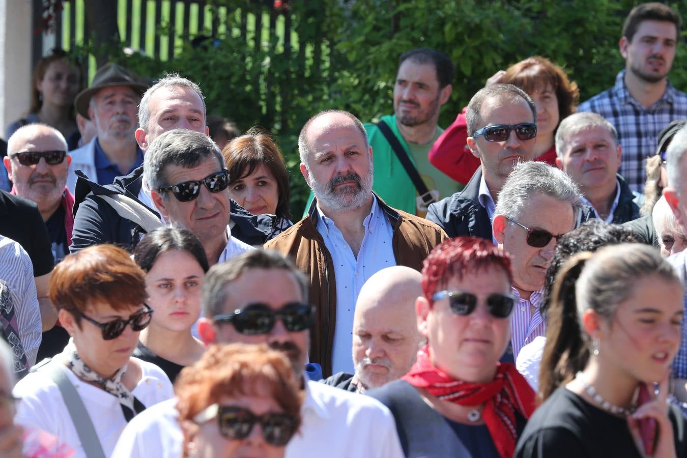 En el acto de hoy han participado, junto a los miembros de la asociación, representantes de sindicatos y partidos políticos