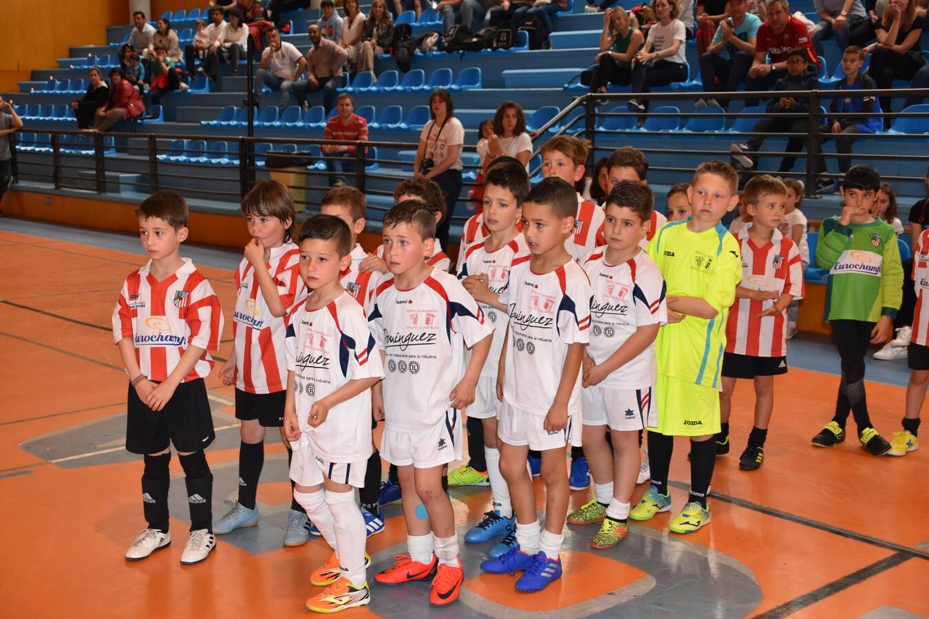 XVI trofeo fútbol sala Pequeñín de la Peña Calahorrana Athletic Club de Bilbao disputado hoy miércoles en el pabellón Europa de Calahorra y que ha ganado el Autol.