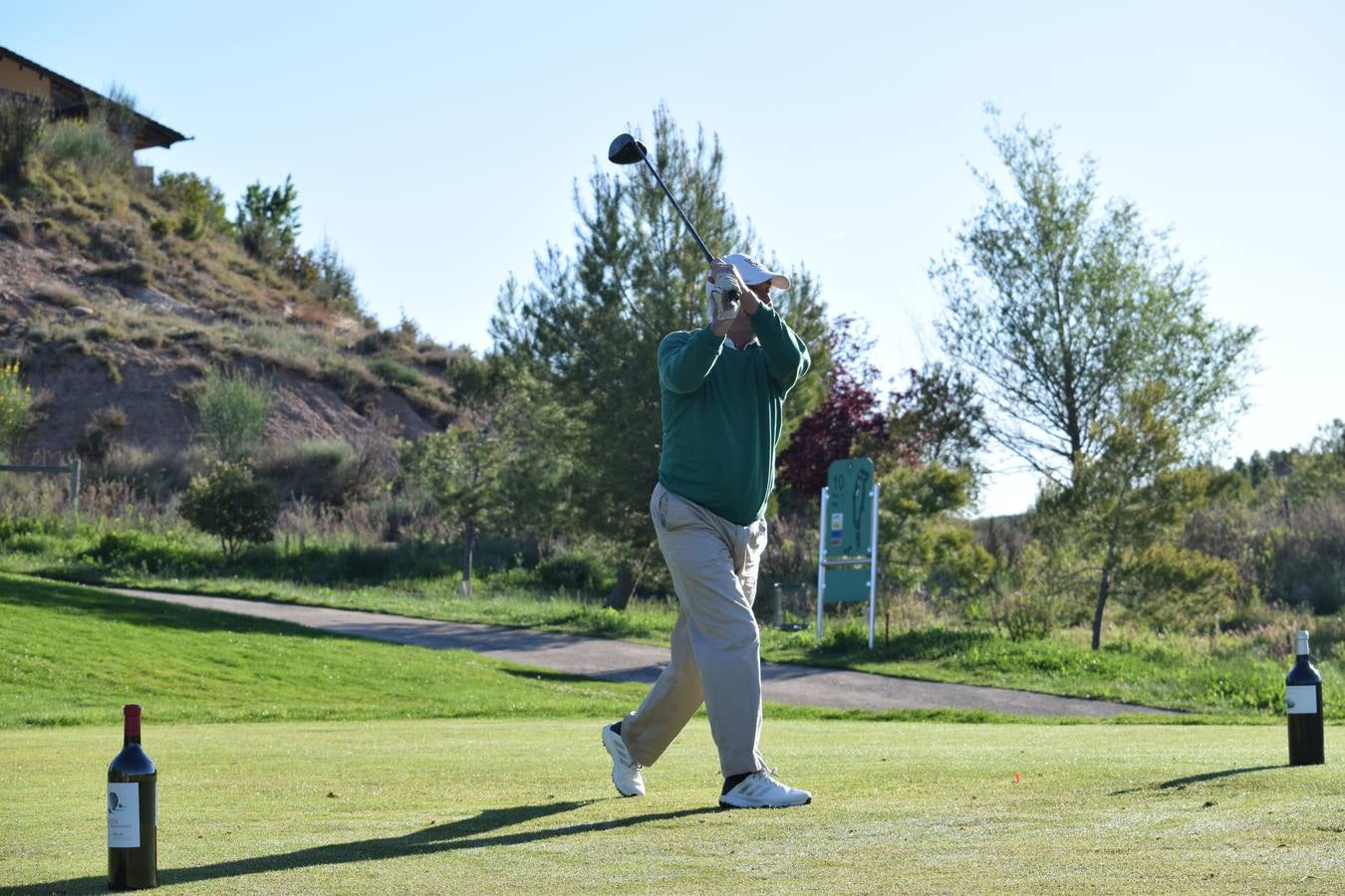 Los jugadores disfrutaron de una estupenda jornada de golf.