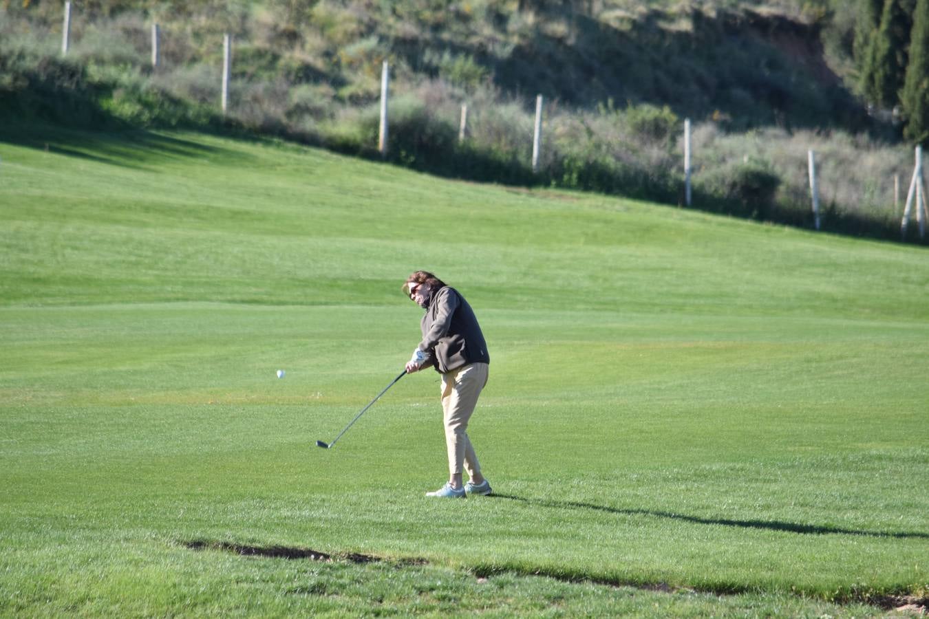 Los jugadores disfrutaron de una estupenda jornada de golf.