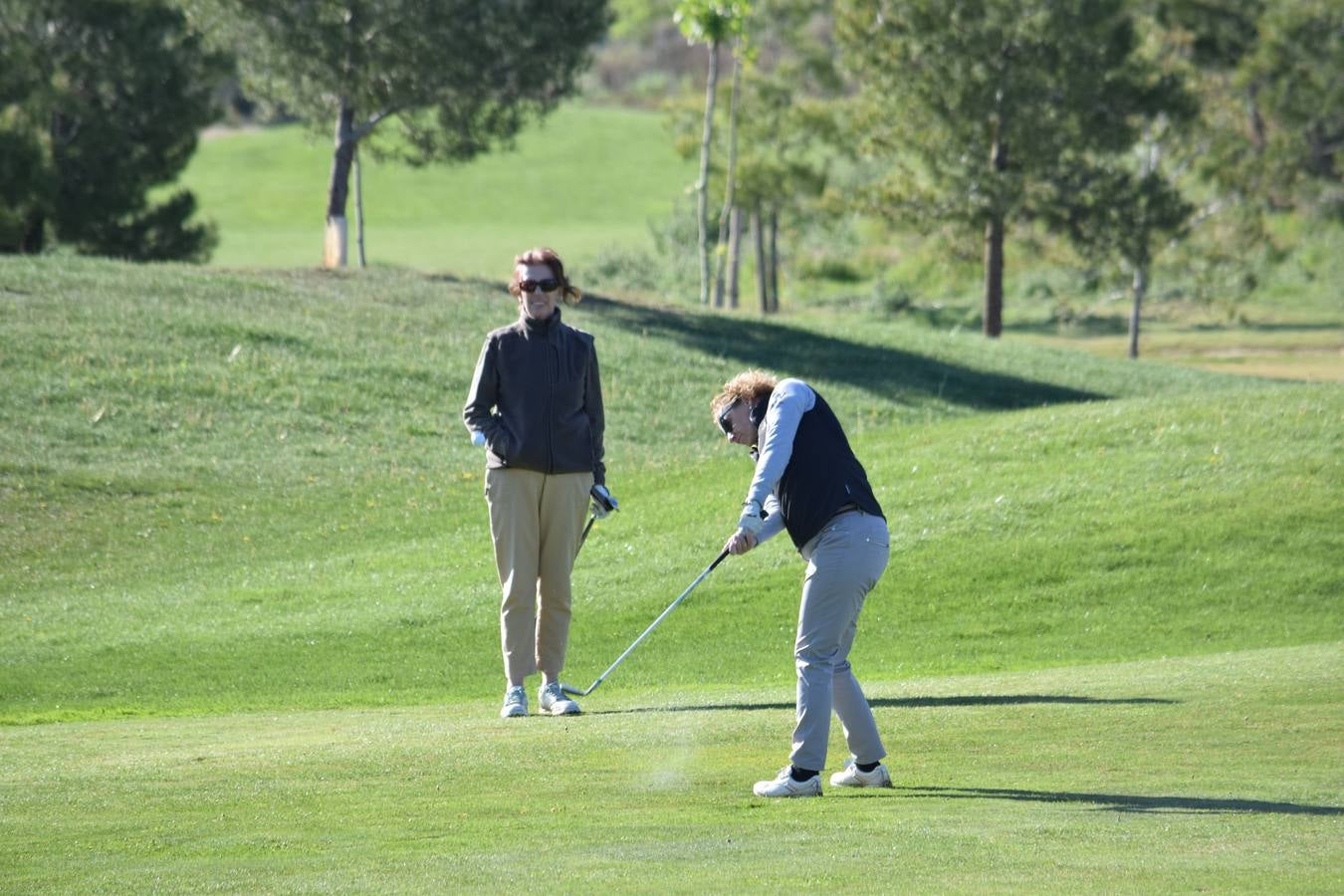 Los jugadores disfrutaron de una estupenda jornada de golf.