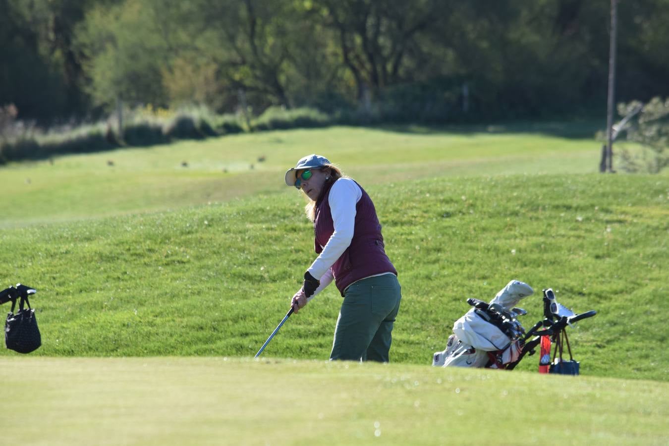 Los jugadores disfrutaron de una estupenda jornada de golf.