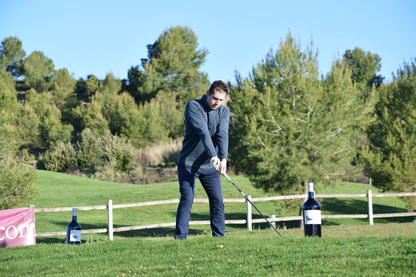 Los jugadores disfrutaron de una estupenda jornada de golf.