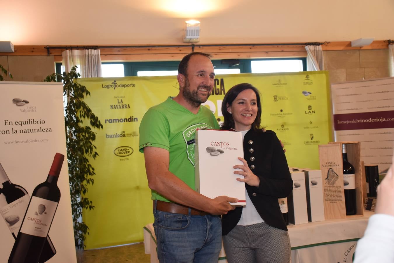 Entrega de premios del Torneo Finca Valpiedra, de la Liga de Golf y Vino.