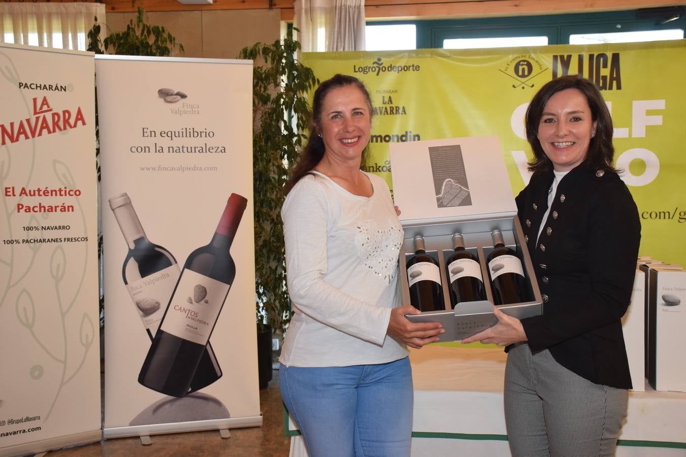 Entrega de premios del Torneo Finca Valpiedra, de la Liga de Golf y Vino.