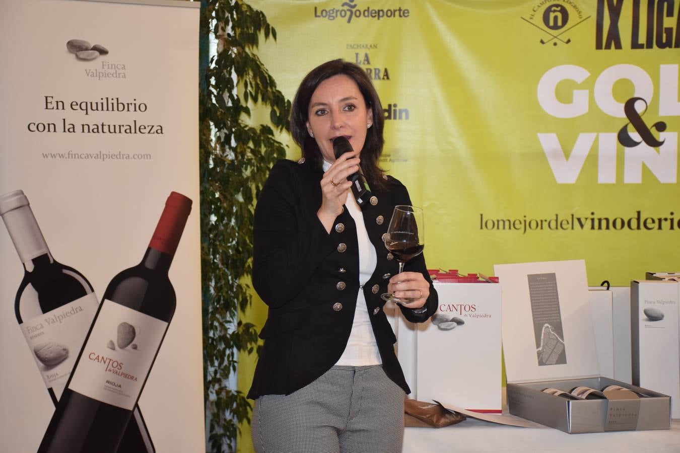 Entrega de premios del Torneo Finca Valpiedra, de la Liga de Golf y Vino.