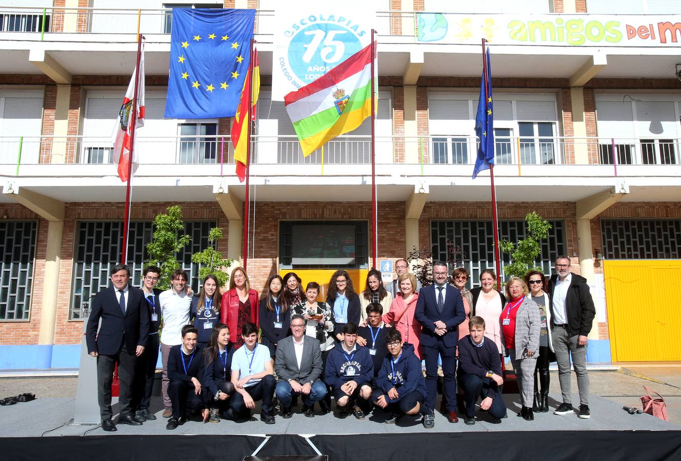 El colegio Escolapias-Sotilllo de Logroño ha sido galardonado con la Estrella de Europa 2019 por introducir la dimensión europea en todas las etapas educativas.