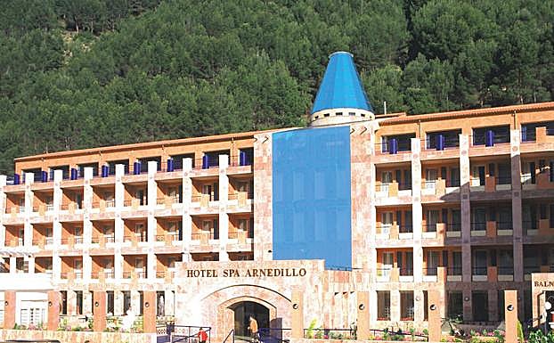 Imagen del balneario de Arnedillo.