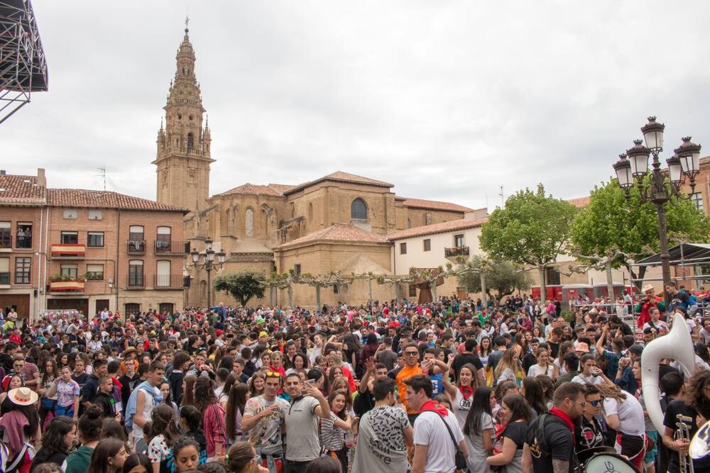 Fotos: Santo Domingo tira el cohete de las fiestas en honor a su patrón