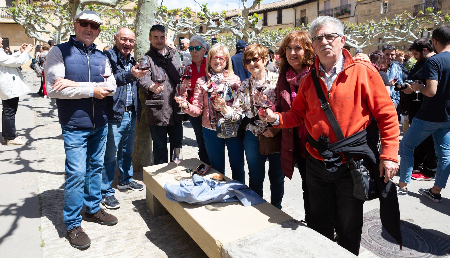 Elciego acogió la tercera edición del Día Movimiento DO con música, gastronomía y un brindis colectivo pcon vino de Rioja