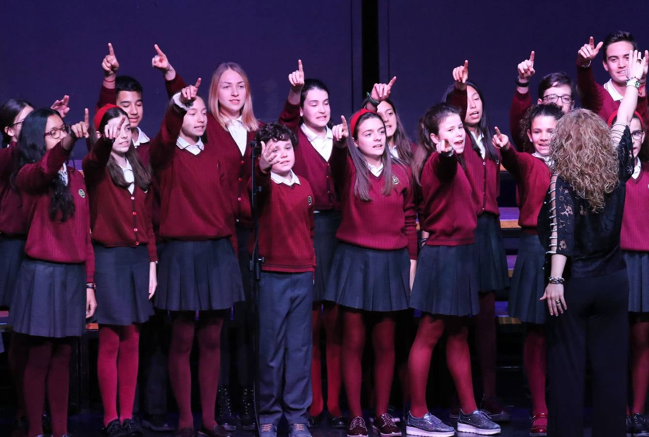 En el concierto participaron cuatro formaciones musicales y 200 niños.