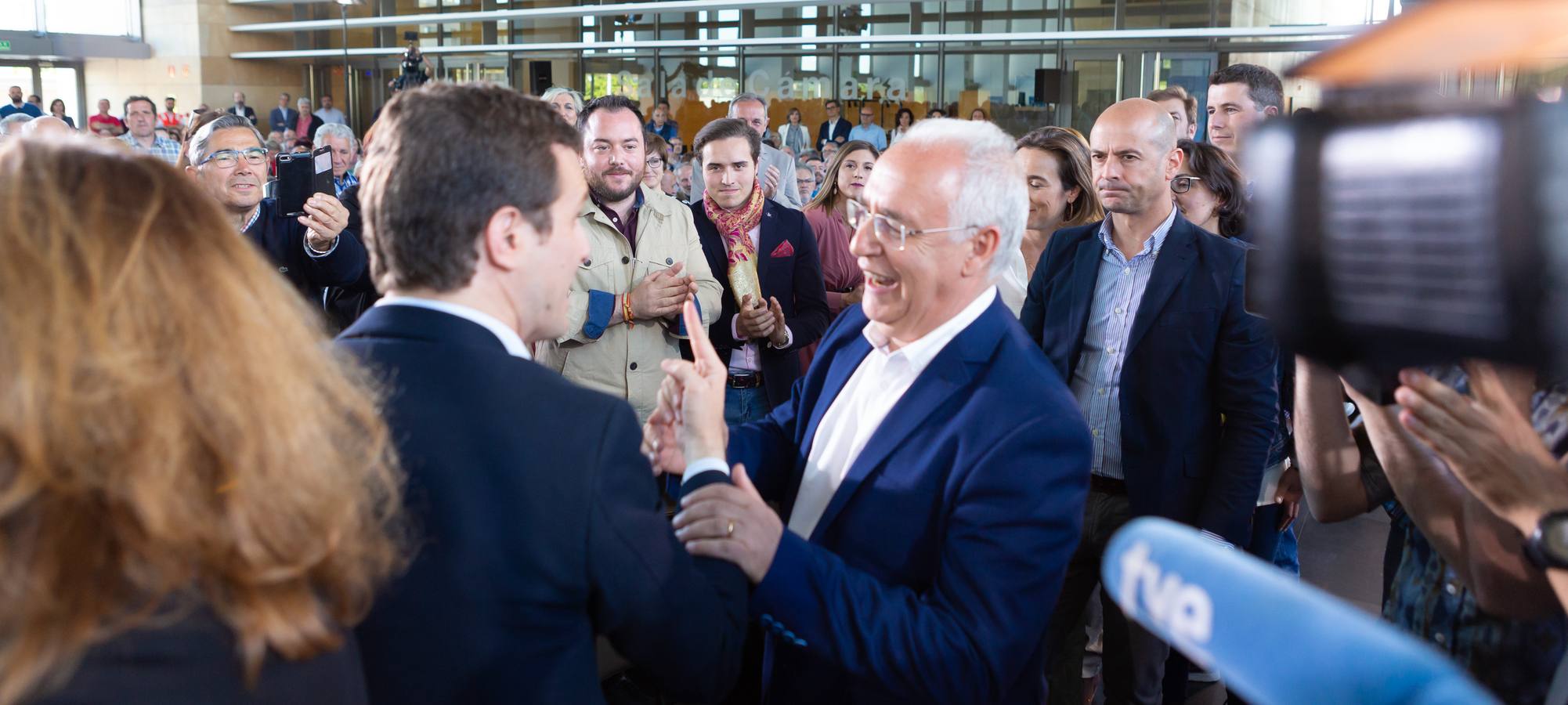 Fotos: Pablo Casado, en Logroño