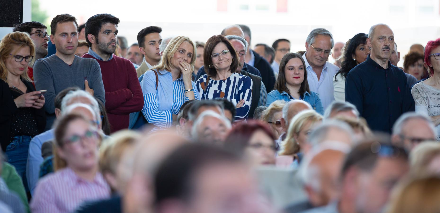 Fotos: Pablo Casado, en Logroño