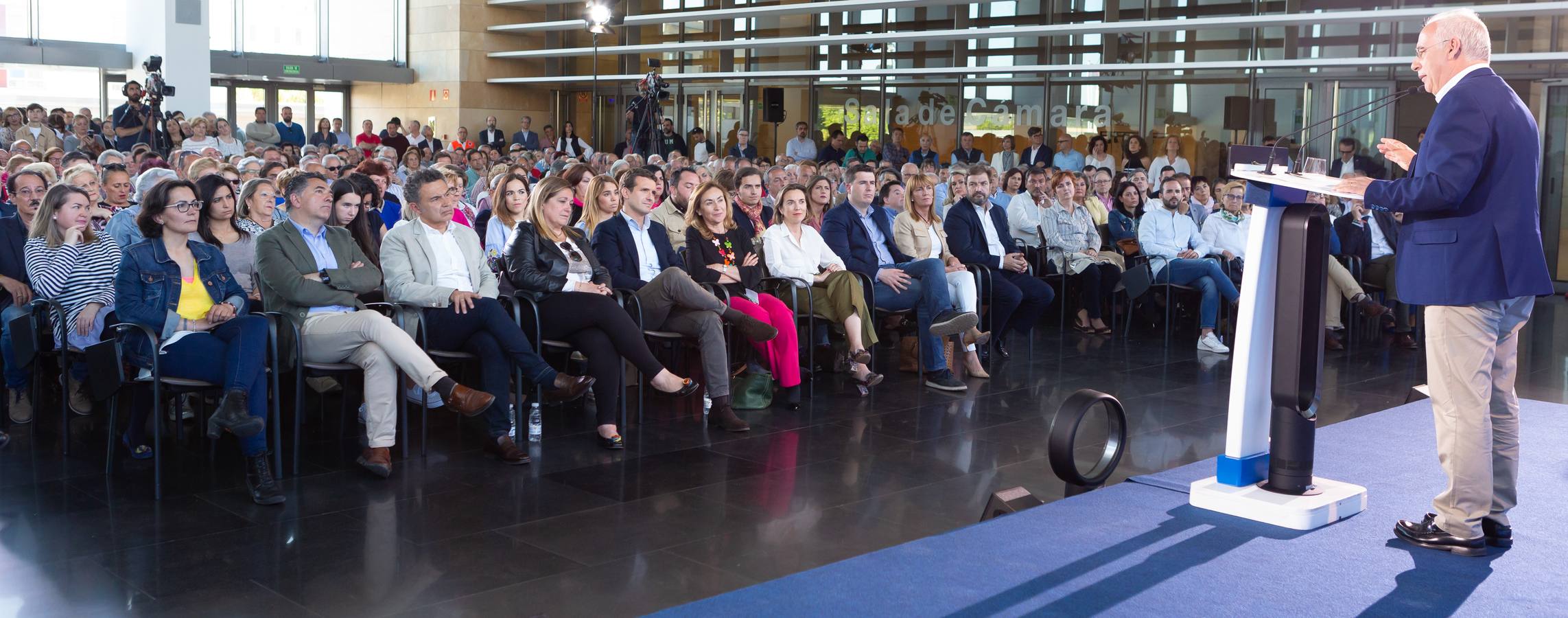 Fotos: Pablo Casado, en Logroño