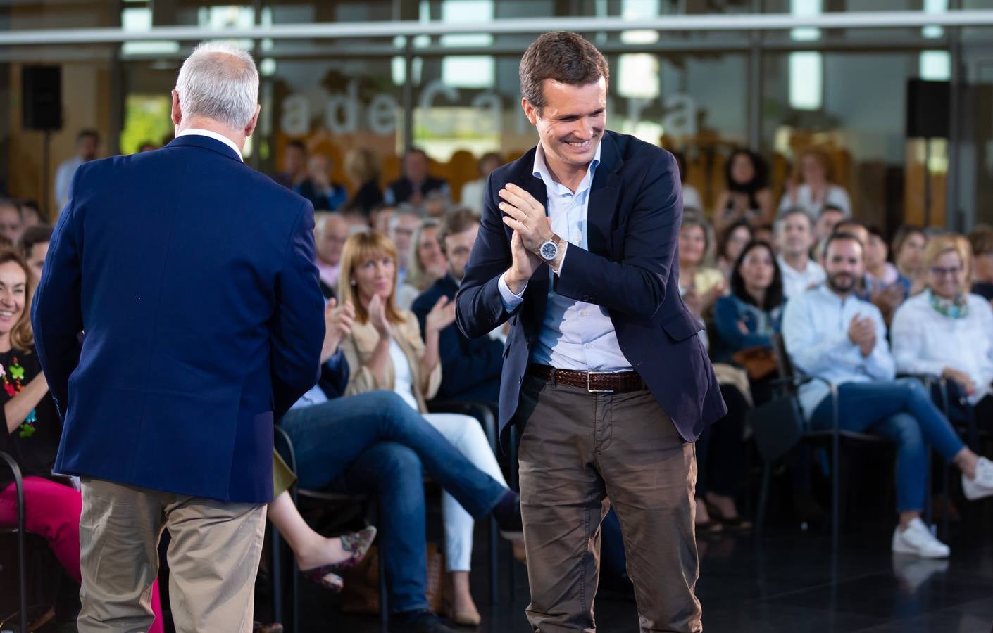 Fotos: Pablo Casado, en Logroño