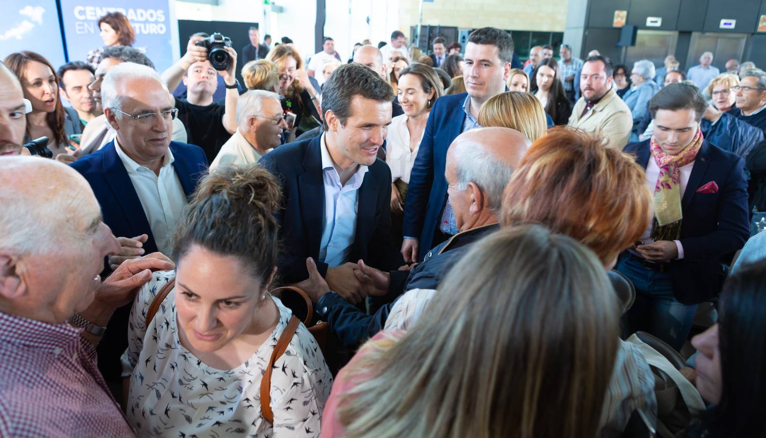 Fotos: Pablo Casado, en Logroño