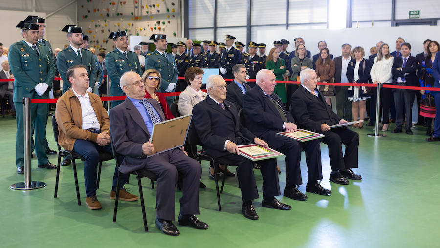 El Acuartelamiento de la Guardia Civil de Logroño ha celebrado este lunes un acto conmemorativo