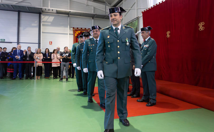 El Acuartelamiento de la Guardia Civil de Logroño ha celebrado este lunes un acto conmemorativo