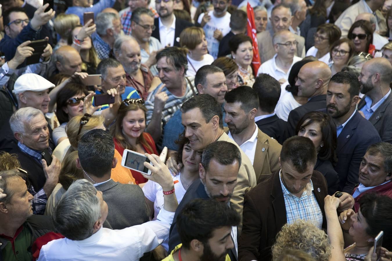 Fotos: Sánchez en su mitin en Logroño para pedir el voto para Andreu y Pablo Hermoso