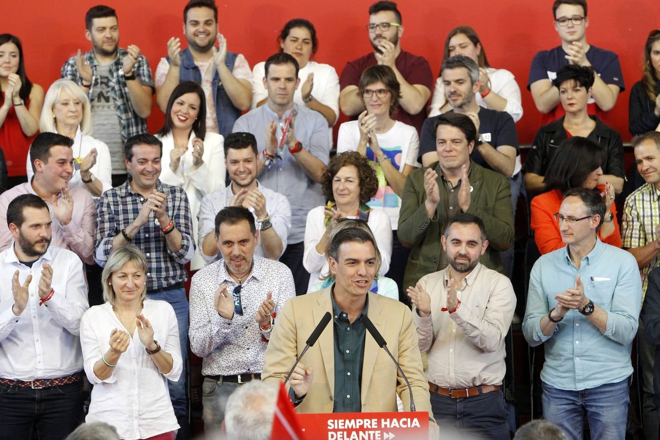 Fotos: Sánchez en su mitin en Logroño para pedir el voto para Andreu y Pablo Hermoso