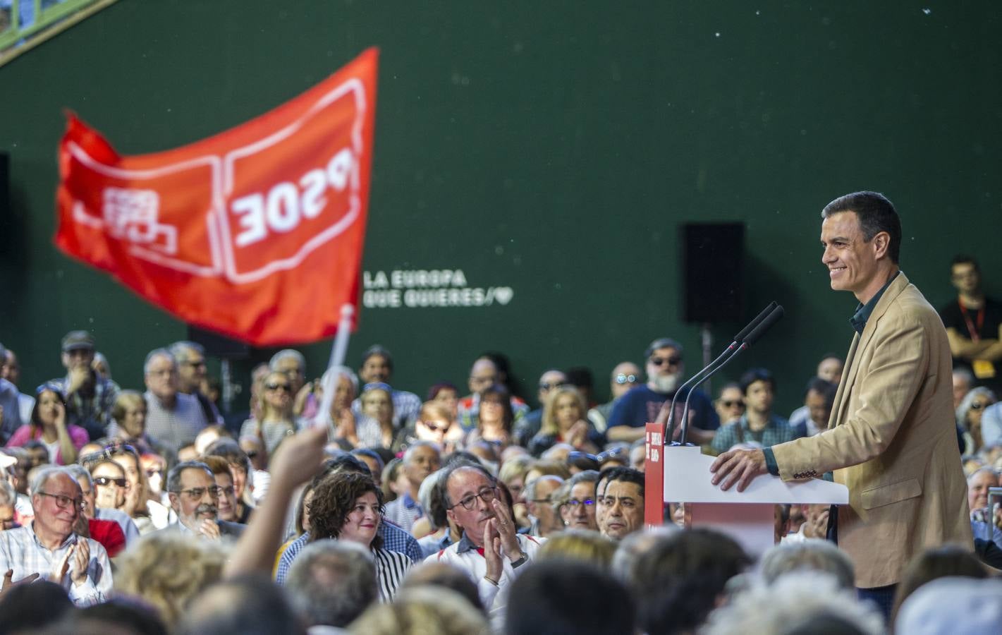 Fotos: Sánchez en su mitin en Logroño para pedir el voto para Andreu y Pablo Hermoso