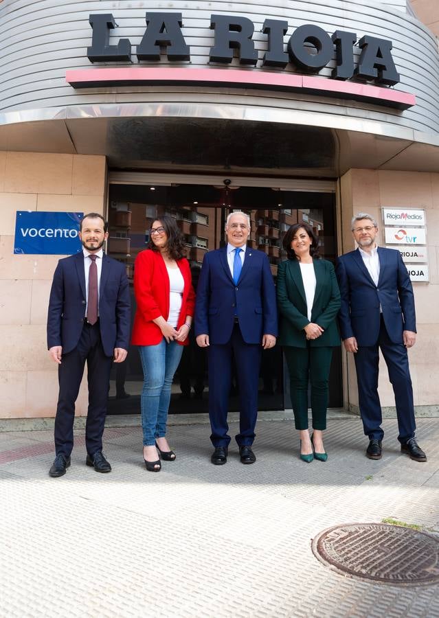 Fotos: La otra cara del debate de TVR de candidatos a la Presidencia del Gobierno riojano