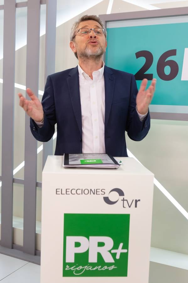 Fotos: La otra cara del debate de TVR de candidatos a la Presidencia del Gobierno riojano