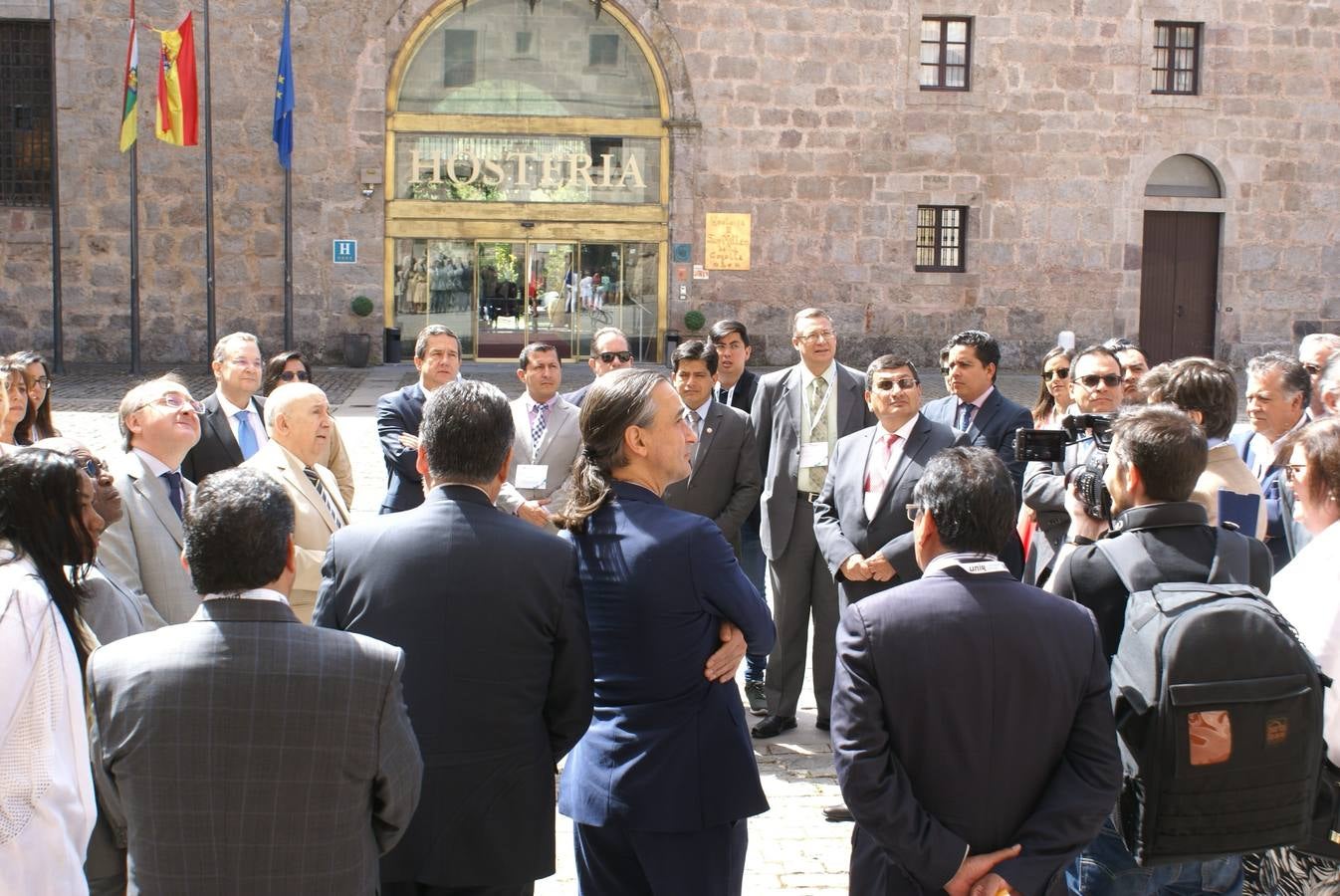 Fotos: La UNIR firma en San Millán un convenio con 15 universidades de Ecuador