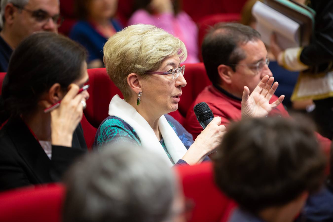 Fotos: Conferencia en la UR de decanos de universidades españolas sobre la modificación del actual sistema de acceso a la profesión docente