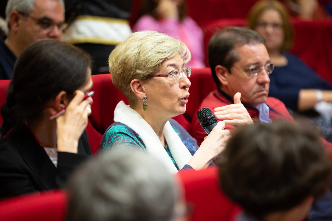 Fotos: Conferencia en la UR de decanos de universidades españolas sobre la modificación del actual sistema de acceso a la profesión docente