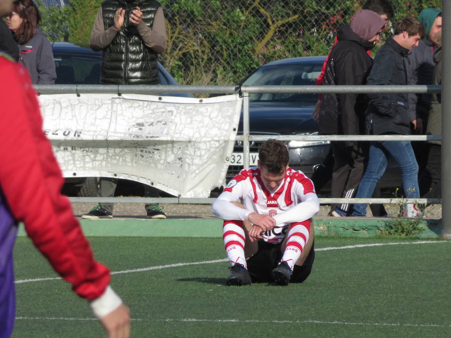 un final emocionante, con toda la afición en el campo homenajeando a sus 'campeones'