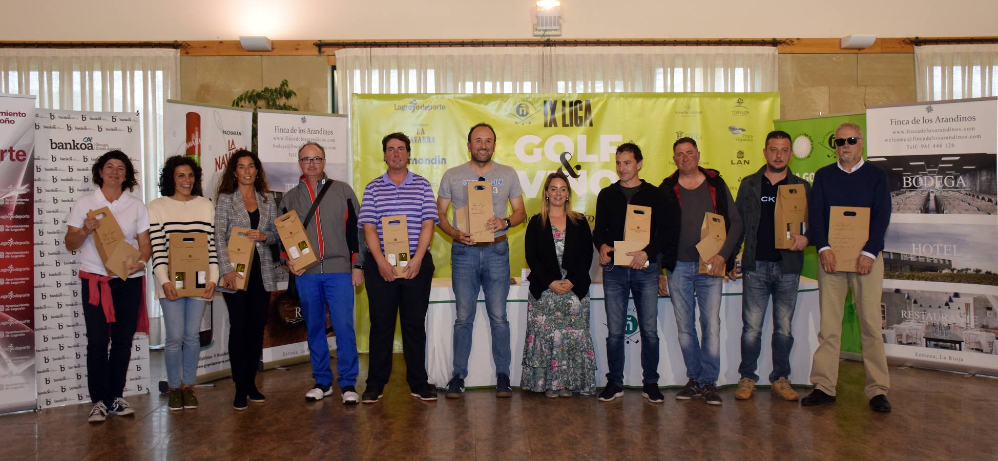 Quinto torneo de la Liga de Golf y Vino.