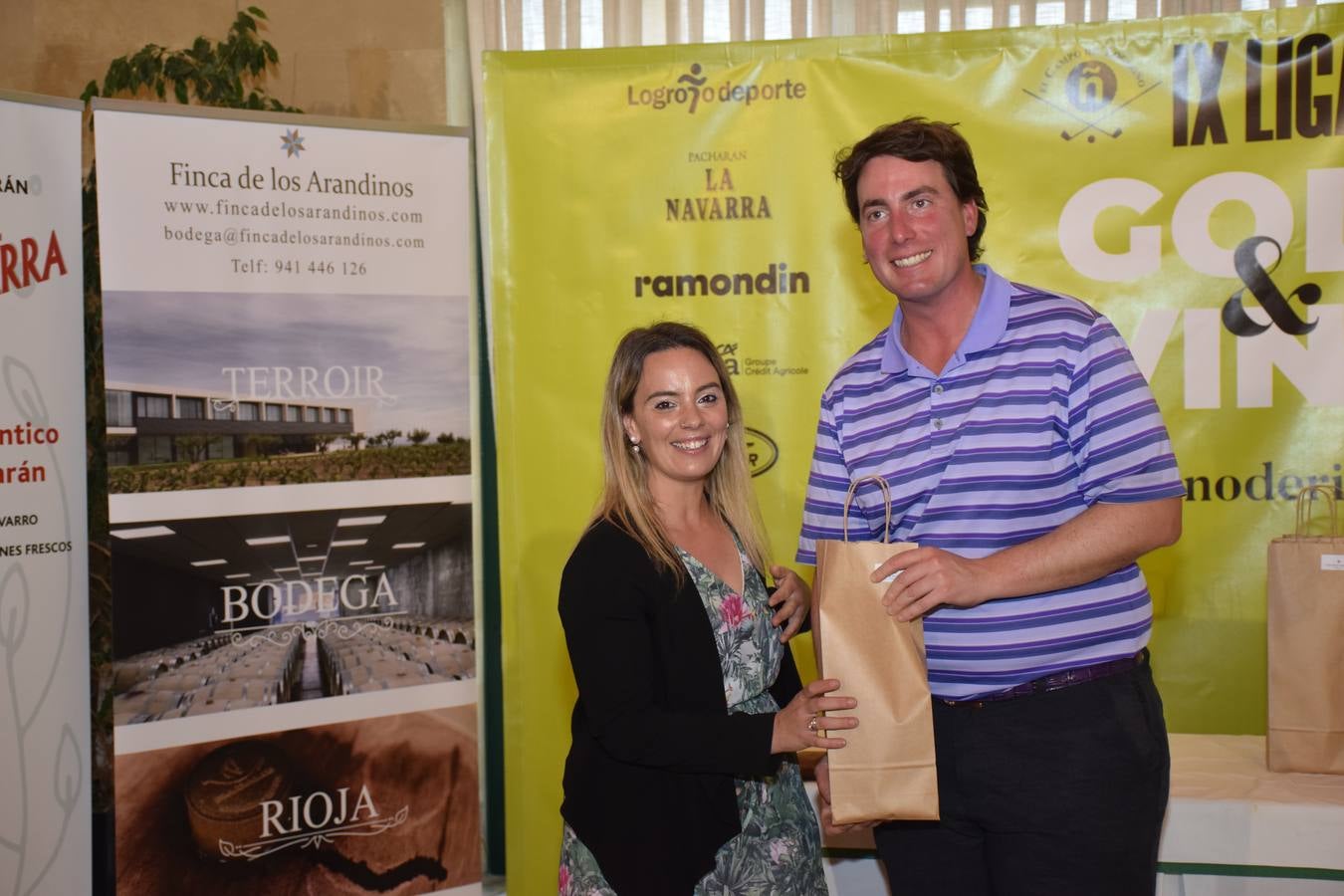 Quinto torneo de la Liga de Golf y Vino.