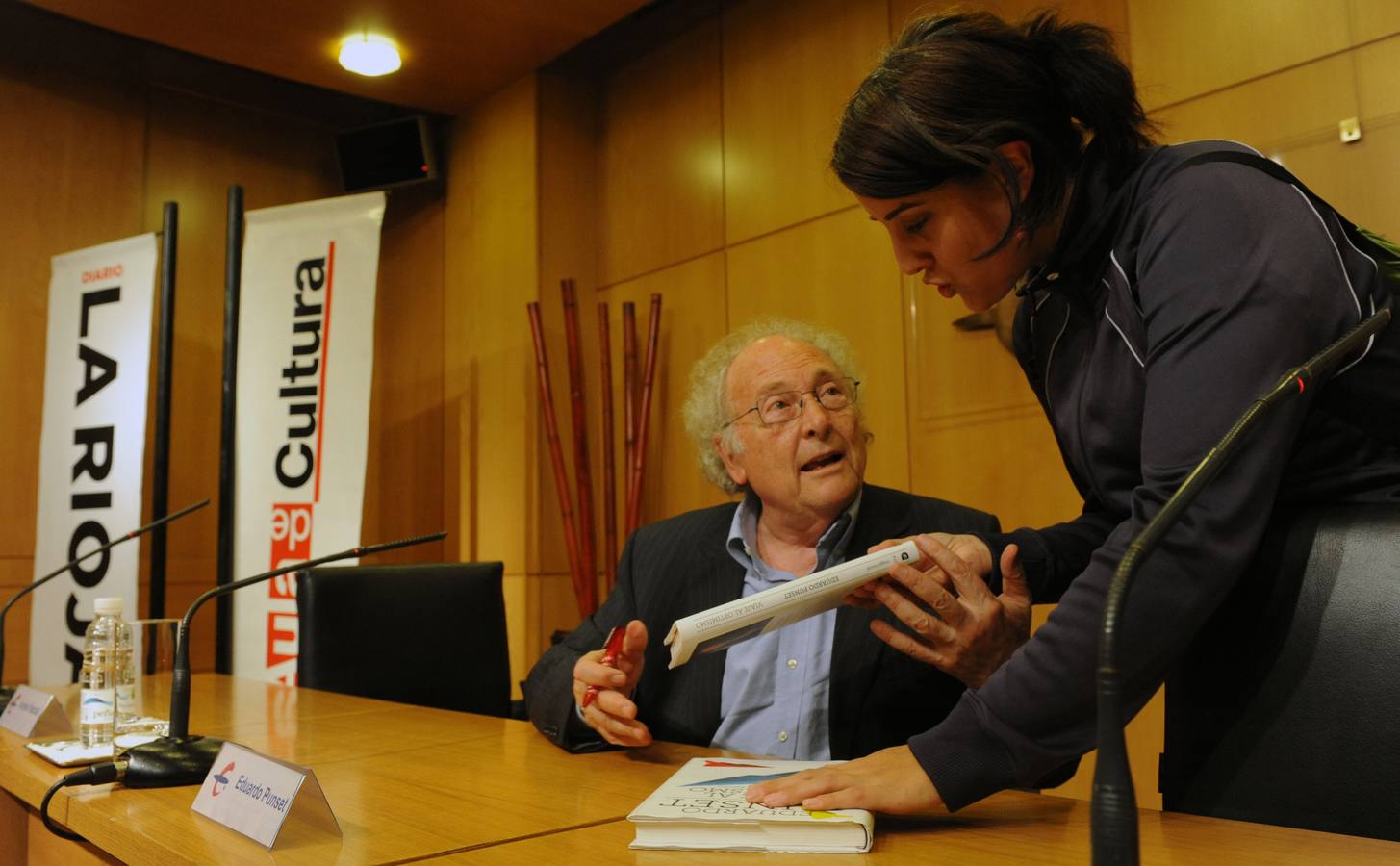 Fotos: Cuando Eduardo Punset triunfó en el Aula de Cultura de Diario LA RIOJA en el 2012