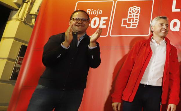 César Luena, en la celebración del PSOE riojano