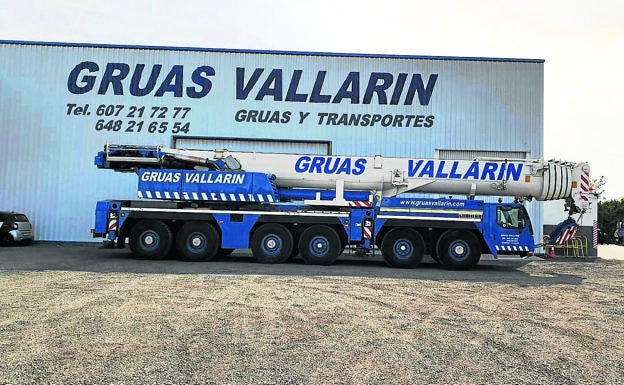 Grúas Vallarin, empresa líder en La Rioja