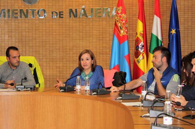 La que fuera alcaldesa de Nájera, Marta Martínez, se despidió de la política. :: F. D.
