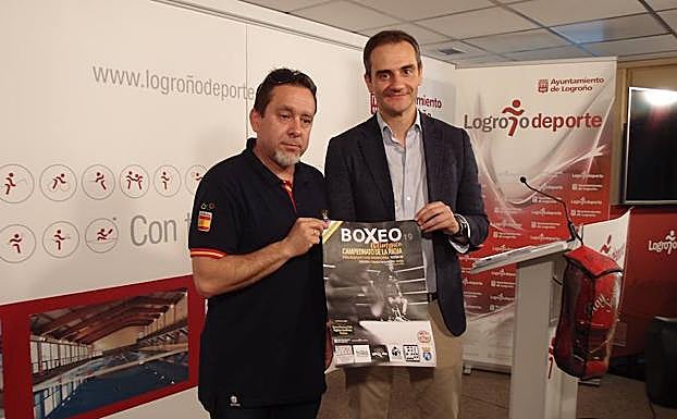 Luis San Martin junto a Miguel Sanz.