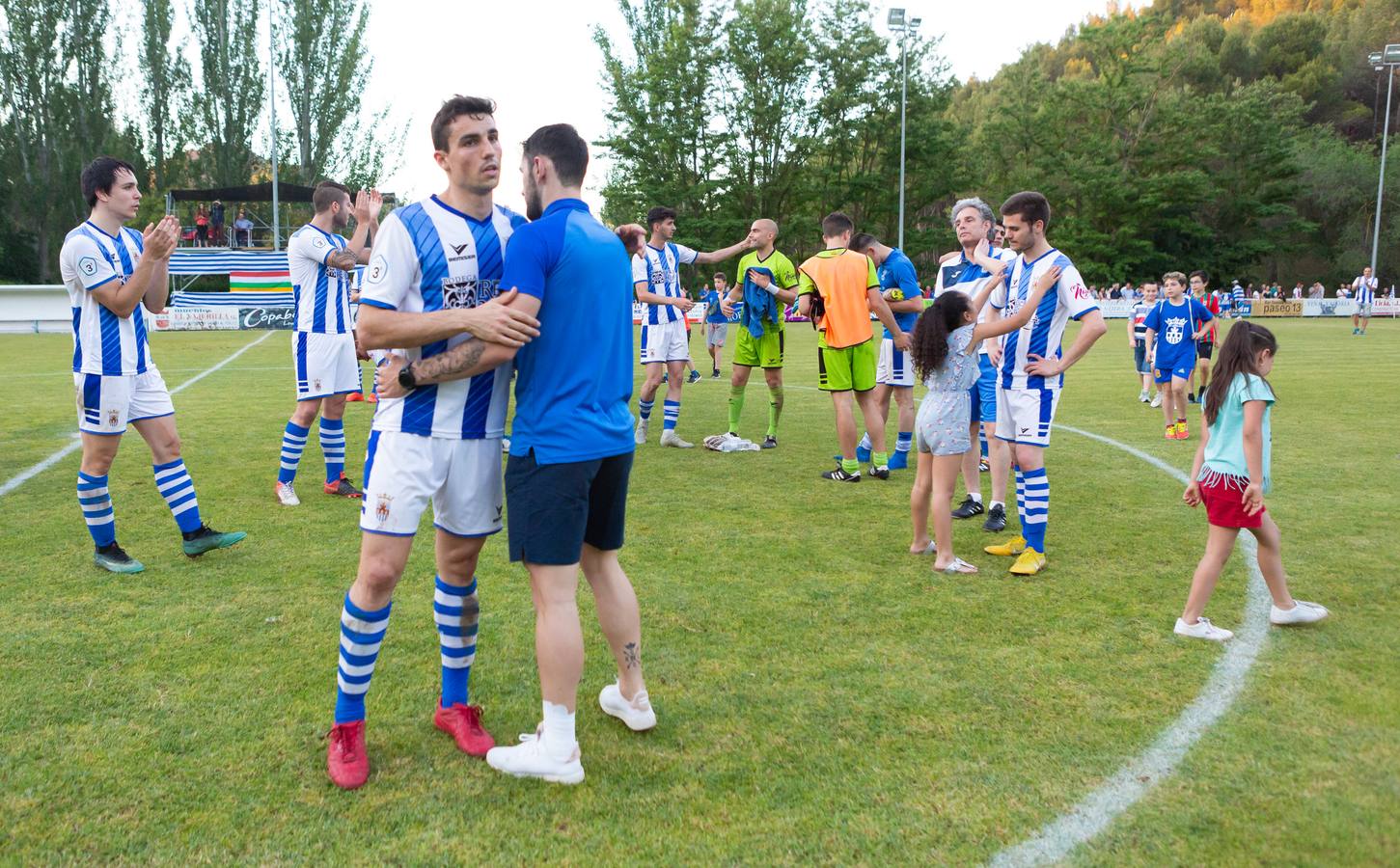 Los de Roberto Ochoa quedan apeados del 'play off' de ascenso tras empatar a un tanto contra los navarros