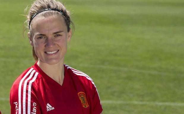 Irene Paredes, central de la selección española. 